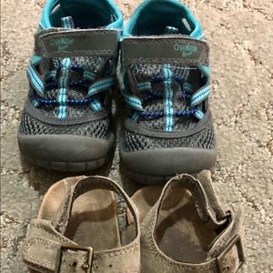 Lot of toddler boy shoes